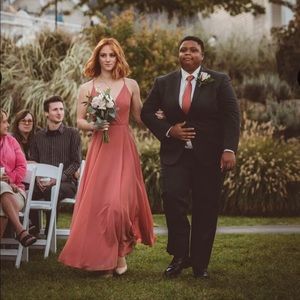 David’s bridal bridesmaid dress